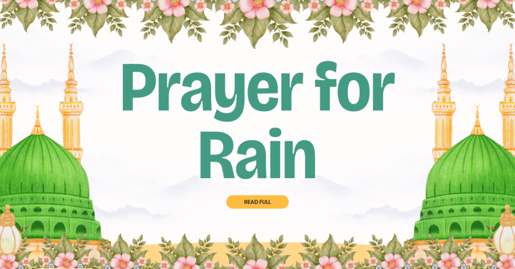Prayer For Rain And The Answer Of The Clouds